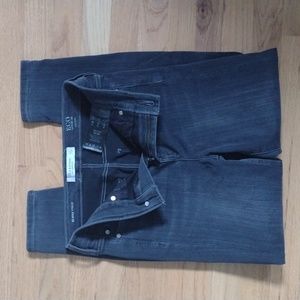 Liverpool black jeans size 6, 28 waist, hi-rise ankle